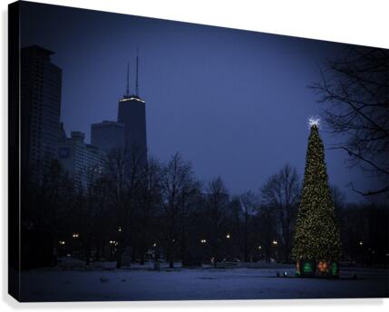 Chicago Christmas Canvas Print