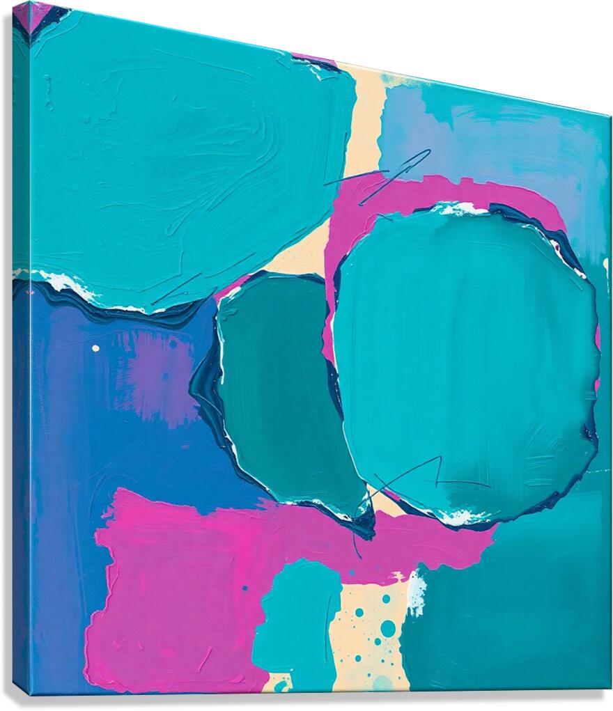 abstract with amazing colors Canvas Print