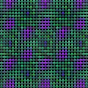 Basically Purple and Green Linear Circle Pattern ~ 10.06.22.6