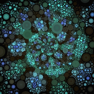 Penta-Spiral Abstract Mosaic Galactic-Effect ~ 10.10.22.6