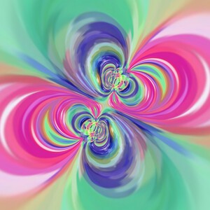 Pastel Cyclone-Effect Abstract Design ~ 10.10.22.4