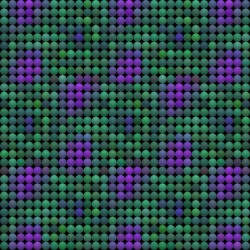 Basically Purple and Green Linear Circle Pattern ~ 10.06.22.6