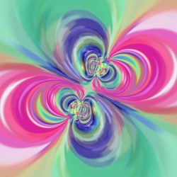 Pastel Cyclone-Effect Abstract Design ~ 10.10.22.4