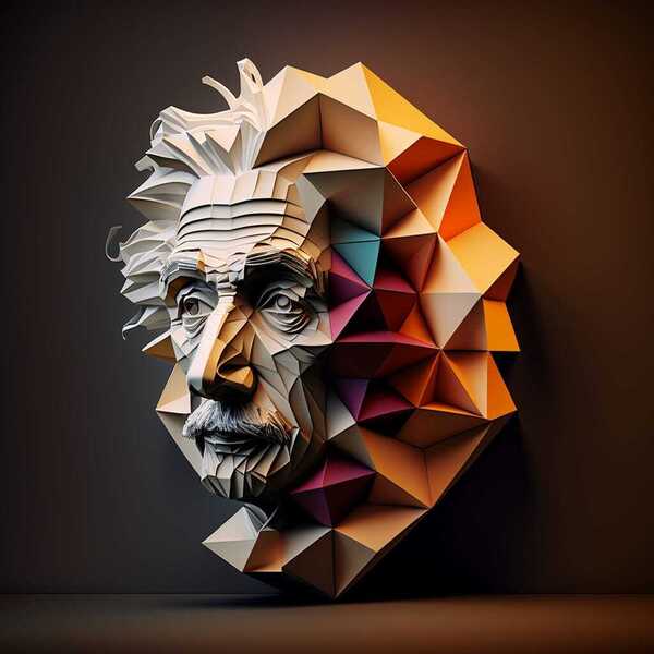 Steampunk Albert Einstein  Print