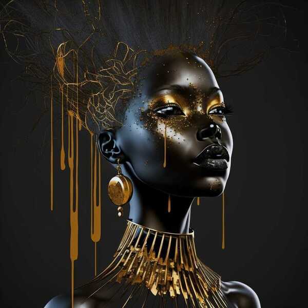 Black is gold  Print