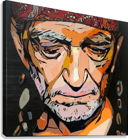 Willie Nelson Canvas Print