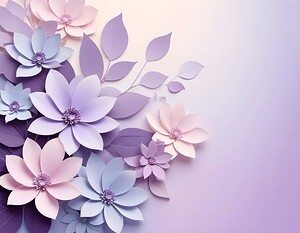 Papercraft Blue Violet