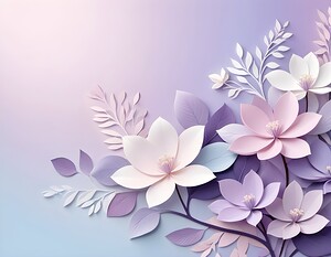 Papercraft Violet Blue