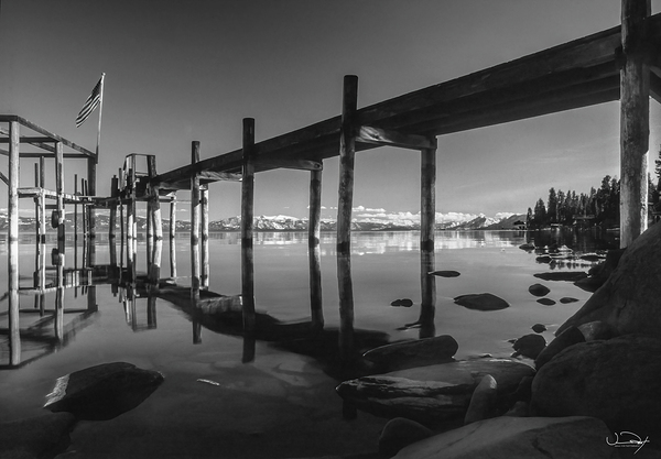 Still Water Dock Print