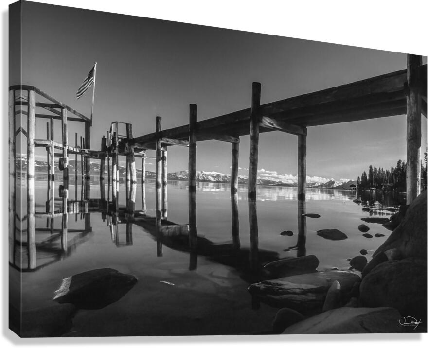 Still Water Dock Canvas Print