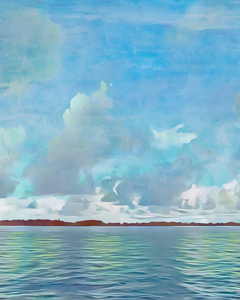 RED ISLAND AT TURQUOISE SEA