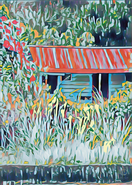 Lush Cabin Print