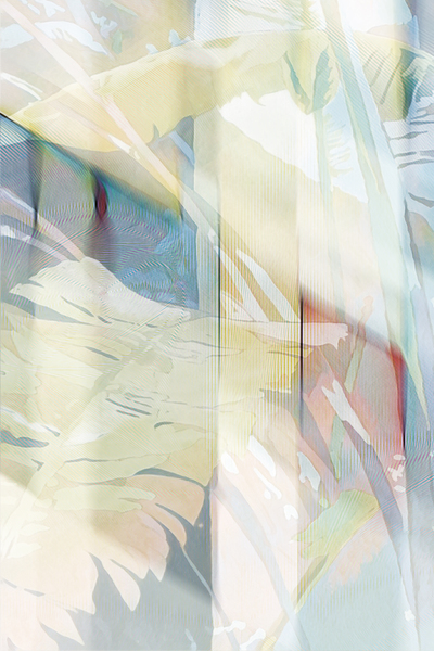 TRIPTYCH LIGHT LEAF A Print