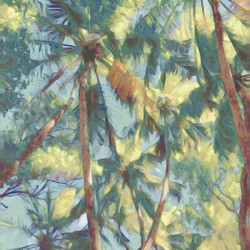 WATERCOLOR COCONUT TREES