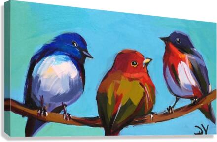 Beautiful Birds Canvas Print