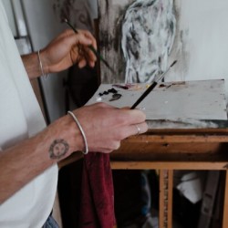 Corey S Ribotsky Creating Art