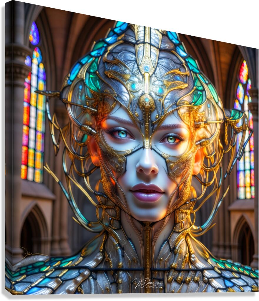 Femme transformee Canvas Print