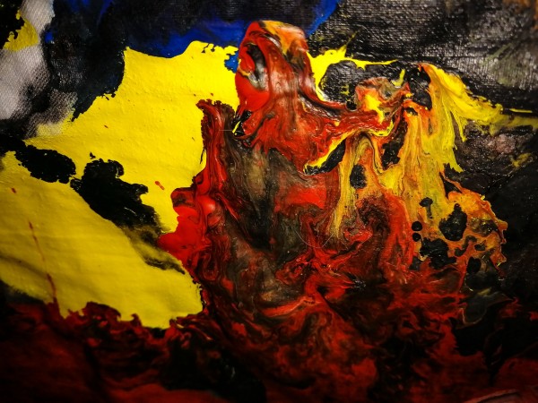 Fire dog Print