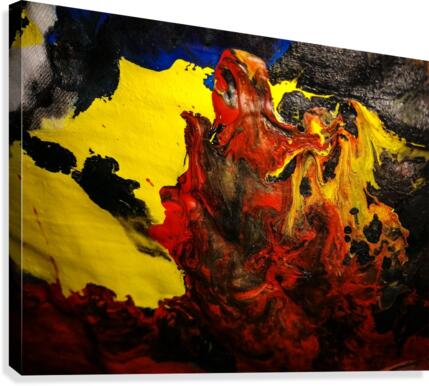 Fire dog Canvas Print
