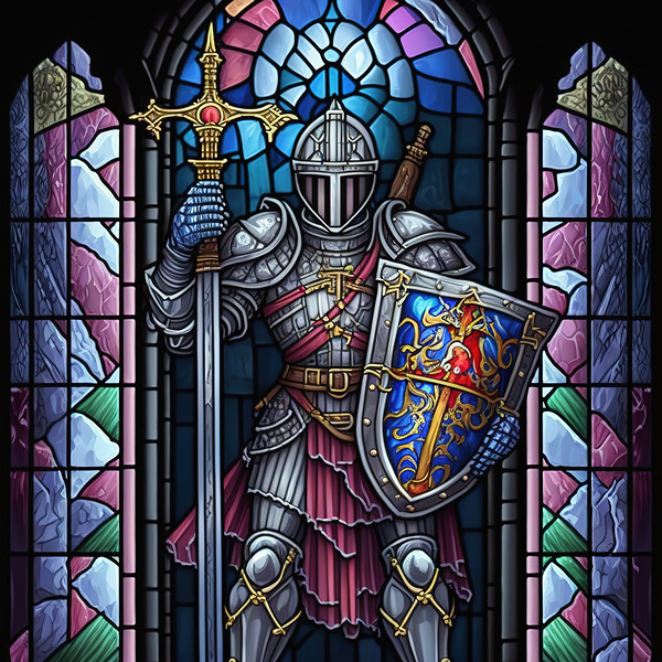 Knight In Shinning Armor Print