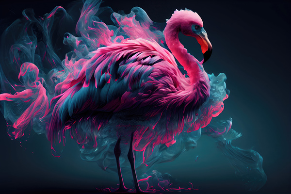 Florissant Flamingo by Jackie Grace