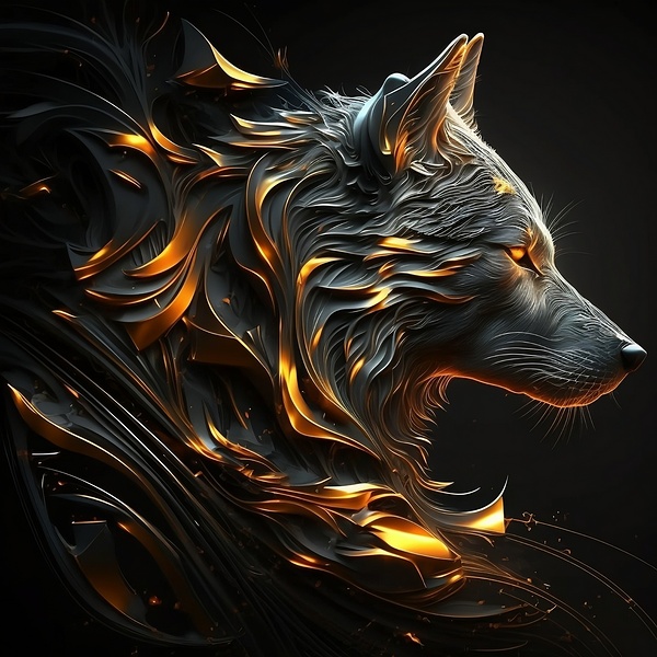 Spirit Wrapped In Gold by Jackie Grace