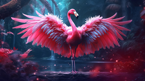 Flamingo Flair by Jackie Grace