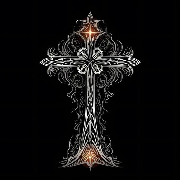 Spiritual Cross 01 by Jackie Grace
