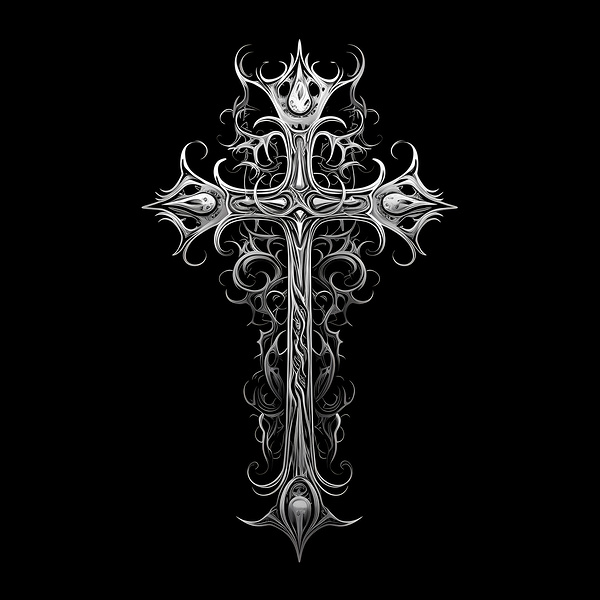 Spiritual Cross 04  by Jackie Grace