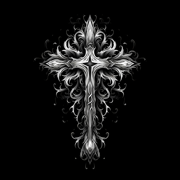 Spiritual Cross 05  by Jackie Grace
