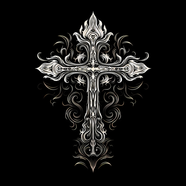 Spiritual Cross 06  by Jackie Grace