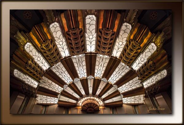 Stained Glass Burst of Deco Imprimer