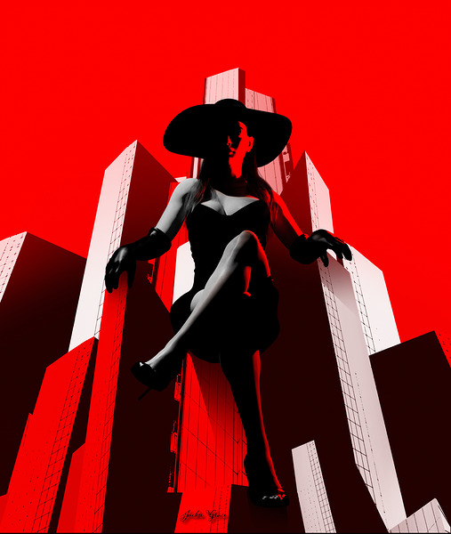 Lady Noir City Thrown   by Jackie Grace