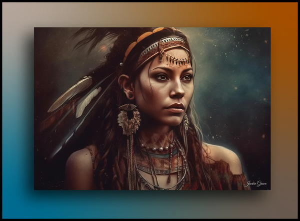 Native Princess Print