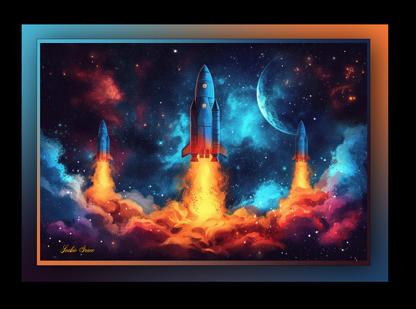 Up In Space 1 by Jackie Grace