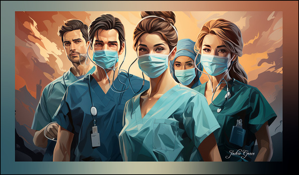 Team Sampsons Nurses Print