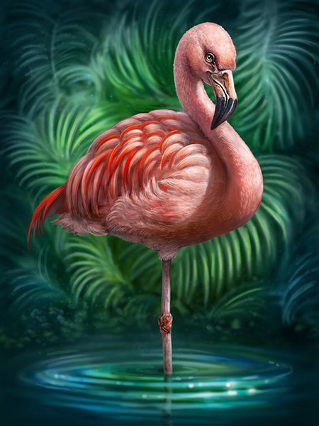 Flamingo  Queen by Jackie Grace