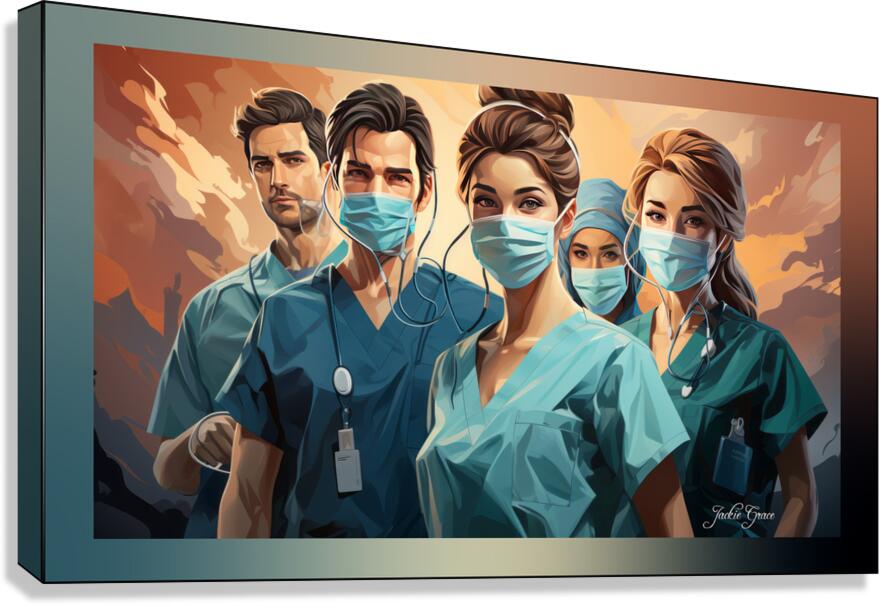 Team Sampsons Nurses Canvas Print