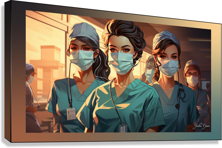 Team Work Canvas Print