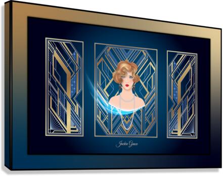 Miss Deco 1920 Canvas Print