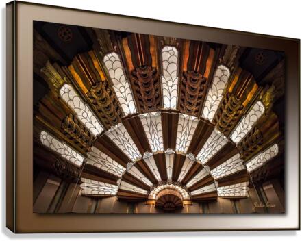 Glass Arch Deco Canvas Print