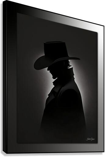 Dark Cowboy Canvas Print