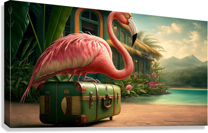 Flamingo Road Canvas Print