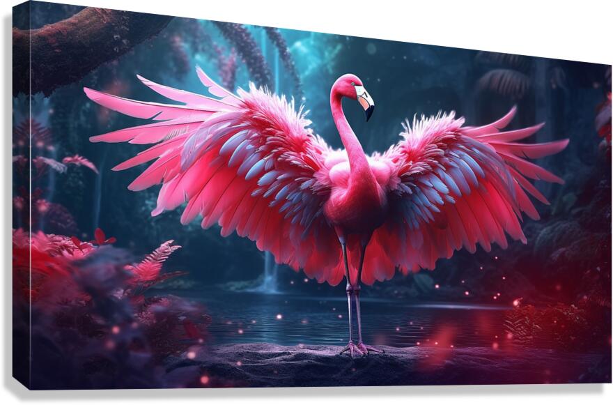 Flamingo Flair Canvas Print