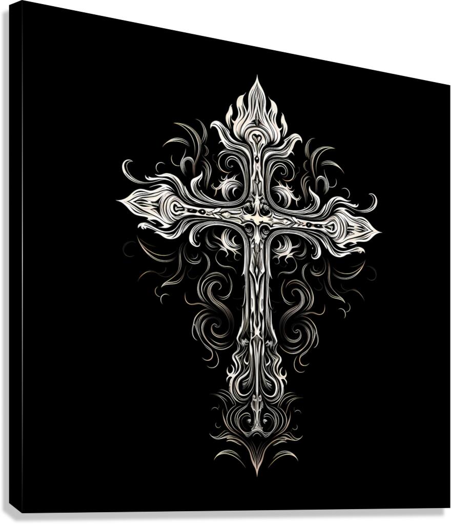 Spiritual Cross 06  Canvas Print