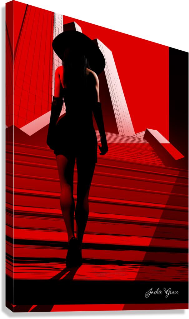 On My Way  Canvas Print