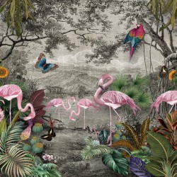 Flamingo Paradice Tapestry 