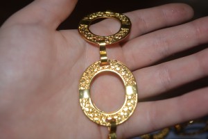 Golden necklace