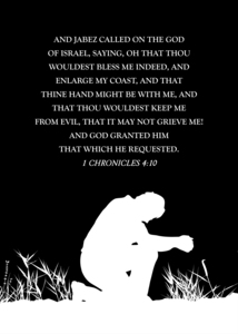 1 Chronicles 4 10 plain black