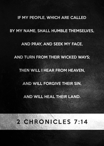 2 Chronicles 7:14 Bible Verse Wall Art